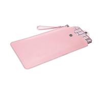Custodia da trasporto per tastiera Geekria compatibile con Logitech MX Keys Mini/Mini for Mac/Pebble Keys 2 K380s, borsa da viaggio protettiva in pelle vegana (Rosa)