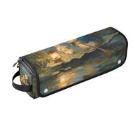 Custodia da viaggio 2 in 1 per ferro arricciacapelli con cuscinetto resistente al calore, custodia da viaggio a doppio strato, per ferri da stiro, ferri da stiro, riccio, coniglio, traghetto, borsa da