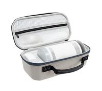 Custodia da viaggio compatibile con il proiettore Freestyle EVA Hard Shell Custodia portatile per proiettore e accessori con scomparti personalizzabili Borsa a rete con cerniera antiurto Padd