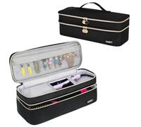 Custodia da viaggio compatibile per Revlon One Step Hair Dryer/Volumizer/Styler, borsa protettiva a doppio strato compatibile per Revlon, Hot Tools, TDYJWELL, Bongtai spazzola per asciugacapelli (nero)