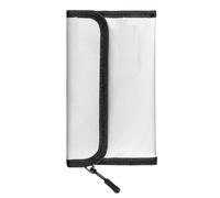 Custodia da viaggio compatta resistente al calore con chiusura a cerniera sicura per oggetti di valore ed elettronica, borsa di sicurezza in fibra di silicone liquido