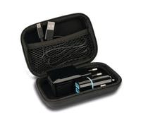 Custodia da viaggio con custodia, per spina di ricarica da 230 Volt, spina di ricarica da 12 Volt, cavo dati e ricarica