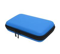 Custodia da Viaggio con Shell Duro con 8 Slot di Gioco e Spazio per Accessori per 3ds Xl/2ds Xl/ds Lite/dsi Xl Console (nero) (BLUE)