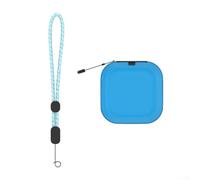 Custodia da viaggio in PU per Takara Tomypunyrunzu con chiusura a cerniera e moschettone per un accesso sicuro e facile alla console di gioco per animali domestici (blu (K26))