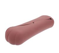 Custodia da viaggio in silicone per pennelli da trucco, pratica custodia da viaggio in silicone, Marrone, Taglia unica