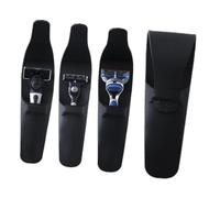 Custodia da Viaggio in Silicone per Rasoio Nero Portatile | Protezione Sottile, Organizza Rasoio, Formato Compatto, per Collega e Marito
