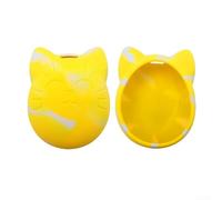 Custodia da viaggio in silicone per Tamagotchi, perfetta per proteggere il dispositivo e migliorare l'aspetto estetico (giallo)