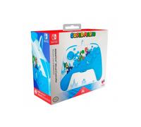 Pdp Mario Escape Custodia Rigida Nintendo Blu, Bianco