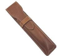 Custodia da viaggio Parker Safety Razor in pelle di bufalo Shavette - Cucita a mano, protegge il tuo rasoio Shavette o a mano libera, elegante e resistente, ideale per viaggi e riporlo