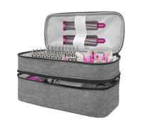 Custodia Da Viaggio Per Attrezzi Per Capelli, Borsa Per Bigodini Da Viaggio - Borsa Da Viaggio Organizer A Doppio Strato Con Per Capelli - Portaoggetti Per Riporre E Organizzare Gli Strumenti Pe