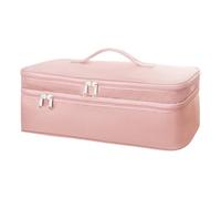 Custodia da viaggio per capelli, borsa organizer portatile a doppio strato | per strumenti per capelli con cuscinetto resistente al calore, borsa portaoggetti di grande capacità, per tutte le marche di