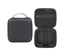 Custodia da viaggio per DJI Neo 2, custodia mini rigida impermeabile in PU e EVA con copertura protettiva in pelle PU, organizer portatile per accessori del drone Neo 2, Nero