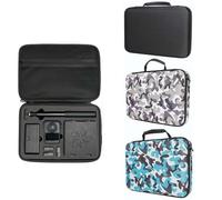 Custodia da viaggio per DJI Osmo 360 custodia rigida impermeabile organizer per accessori Osmo 360, Blu mimetico., Custodia da viaggio per DJI Osmo 360