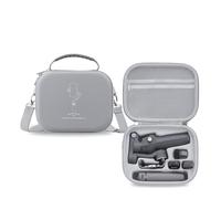Custodia da viaggio per DJI Osmo Mobile 7P/7, custodia rigida impermeabile in PU custodia protettiva organizer portatile per stabilizzatore cardanico OM7/OM7P, Grigio, Custodia per DJI Osmo Mobile 7P