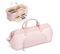Custodia da viaggio per Dyson Airwrap/Shark Flexstyle Styler e accessori, custodia da trasporto per asciugacapelli, borsa portatile, borsa organizer compatta leggera con tasca esterna, impermeabile