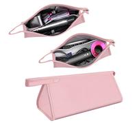 Custodia da viaggio per Dyson Airwrap Styler/Shark Flexstyle, custodia portatile per asciugacapelli Dyson Supersonic, impermeabile, antigraffio, antipolvere, antiurto, custodia da viaggio, colore: rosa