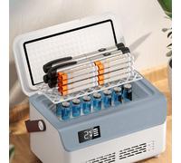 Custodia da viaggio per insulina con refrigeratore USB e organizer per fiale