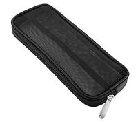 Custodia da viaggio per pennelli da trucco - Supporto per organizer cosmetico in rete per strumenti di bellezza Nero