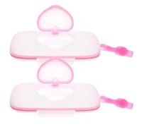 Custodia da viaggio per salviette per neonati da 2 pezzi, custodia portatile per salviette da viaggio, dispenser per fazzoletti umidi ricaricabili con flip-top per borsa per pannolini, zaino per pass