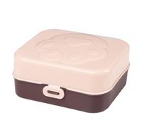 Custodia da Viaggio per Shampoo - Scatola portaoggetti per detergenti per Il Corpo, Motivo Stampato con Coperchio ermetico, Accessorio per l'igiene del Contenitore Leggero, organizzatore di Cura