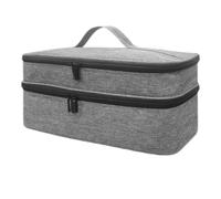 Custodia da viaggio per strumenti per capelli - Borsa da viaggio per bigodini, borsa organizer a doppio strato per la conservazione degli asciugacapelli, organizer per strumenti per l'acconciatura