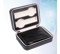 Custodia da viaggio portatile con cerniera orologio titolare 4 scomparti