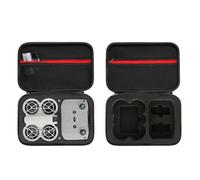 Custodia da viaggio portatile in EVA per DJI Neo Fly e altri accessori combinati, borsa organizer da viaggio per DJI Neo, compatibile con telecomando RC-N3, due batterie, hub di ricarica, Nero