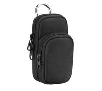 Custodia da viaggio portatile in nylon con gancio per lettore MP3 AiMoonsa, custodia protettiva compatta per piccoli dispositivi elettronici e accessori