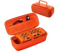 Custodia da viaggio rigida compatibile con altoparlante Bluetooth 5.4 portatile Turtlebox Ranger, custodia rigida con manico, custodia protettiva antiurto (solo custodia) (arancione)