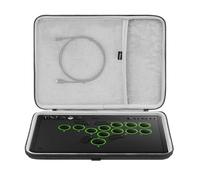 Custodia da viaggio rigida Geekria, compatibile con Razer Kitsune / 8BitDo All-Button Arcade Controller, borsa per il trasporto Haute42 C16 / M Ultra Gen2 (grigio scuro)