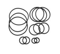 custodia del filtro dell'olio Guarnizione ad anello in NBR da 10 pezzi CS 2,4 mm OD 6~190 mm Rondella distanziatrice in gomma nitrile butadiene resistente all'olio forma rotonda(OD 17mm ID 12.2mm)
