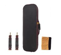 custodia del violino Custodia Per Violino 4/4-1/8 Quadrata Argento Accessori Tamburo A Doppia Faccia Resistenza Alla Compressione Interno Beige/caffè(Beige interior,1/2)
