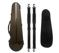 custodia del violino Custodia Per Violino 4/4 Con Tracolla Valigia Per Violino Accessori Per Termometro Incorporato(Brown)
