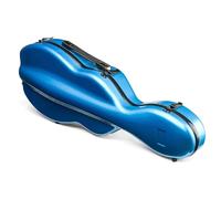 custodia del violino Custodia Per Violino 4/4 Zaino In Fibra Di Carbonio Ibrido Leggero E Impermeabile A Forma Di Zucca Blu