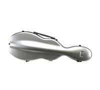 custodia del violino Custodia Per Violino Grigio Argento 4/4 Custodia Rigida Professionale In Fibra Di Carbonio A Forma Di Zucca Impermeabile Con Igrometro