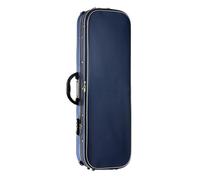 custodia del violino Custodia Per Violino In Tela 4/4 Impermeabile Rettangolare Multicolor Ultraleggera Con Chiusura A Combinazione Doppia Tracolla(Dark Blue)