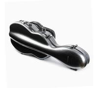 custodia del violino Custodia Per Violino Misura 4/4 A Forma Di Zucca Grigio Scuro Leggera Fibra Di Carbonio Ibrida Con Borsa Per Spartiti Con Chiusura A Combinazione