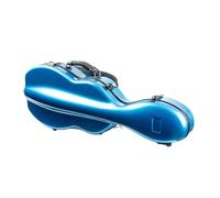 custodia del violino Custodia Per Violino Misura 4/4 In Fibra Di Carbonio Ibrida Leggera A Forma Di Zucca Blu Con Borsa Per Spartiti Con Chiusura A Codice