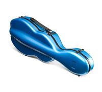custodia del violino Custodia Per Violino Misura 4/4 Multicolori Disponibili Forma Di Zucca Doppia Spalla Leggera E Impermeabile In Fibra Di Carbonio Ibrida(Blue)