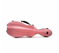 custodia del violino Custodia Per Violino Misura 4/4 Multicolori Disponibili Forma Di Zucca Doppia Spalla Leggera E Impermeabile In Fibra Di Carbonio Ibrida(Pink)