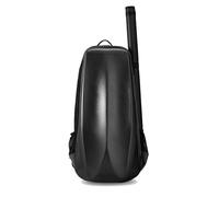 custodia del violino Custodia Per Violino Parte Anteriore In PC Composito Borsa Da Viaggio Resistente Con Tubo Dell'arco Rimovibile Misura 4/4-3/4 Doppio Spazio(Black)