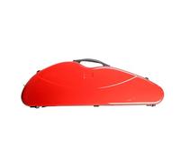 custodia del violino Custodia Per Violino Portatile Leggera In Fibra Di Carbonio 4/4 Resistente Alla Compressione Custodia Per Violino Triangolare Borsa A Tracolla(Red)