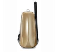 custodia del violino Zaino Da Viaggio A Doppio Strato Con Custodia Per Violino PC Composito Ibrido In Fibra Di Carbonio Di Dimensioni 4/4-3/4 Con Tubo Ad Arco Rimovibile(Gold1)