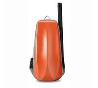 custodia del violino Zaino Da Viaggio A Doppio Strato Con Custodia Per Violino PC Composito Ibrido In Fibra Di Carbonio Di Dimensioni 4/4-3/4 Con Tubo Ad Arco Rimovibile(Orange)