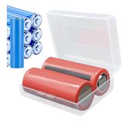 Custodia di conservazione della batteria - Cancella AA Box, supporto per batteria protettivo | Organizzatore da viaggio leggero, contenitore in plastica compatta con coperchio sicuro per l'organizzazi