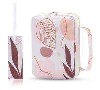 Custodia di copertura della Bibbia per donne, copertura della Bibbia, doppia busta biblica con cerniera Bibbia Elegante Custodia Bibbia per la maniglia della maniglia e interno a penna per le donne