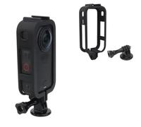 Custodia di Espansione per Insta360 X6, Telaio Protettivo con Attacco a Slitta (verticale, nero)
