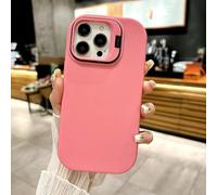Custodia di lusso con supporto per obiettivo in metallo con funzione flip e effetto pelle per Samsung Galaxy A06 A16 A05 A15 A25 A35 A55 A54 A34 A24 A14 A04, morbida, rosa e rosso, per Galaxy A04