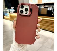 Custodia di lusso con supporto per obiettivo in metallo e flip, effetto pelle, per Samsung Galaxy A06 A16 A05 A15 A25 A35 A55 A54 A34 A24 A14 A04, morbida, rosso JuJube, per Galaxy A33 5G