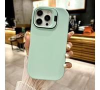 Custodia di lusso con supporto per obiettivo in metallo e flip, effetto pelle, per Samsung Galaxy A06 A16 A05 A15 A25 A35 A55 A54 A34 A24 A14 A04, morbida, verde chiaro, per Galaxy A54 5G